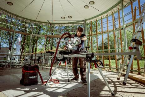Metabo KGS 18 LTX BL 254 Akku-Kappsäge inkl. 2 Akkus 8.0Ah, Ansicht 4