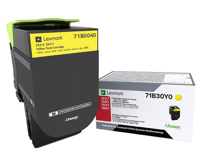 Lexmark 71B0040, Gelb, 1 Stück(e)