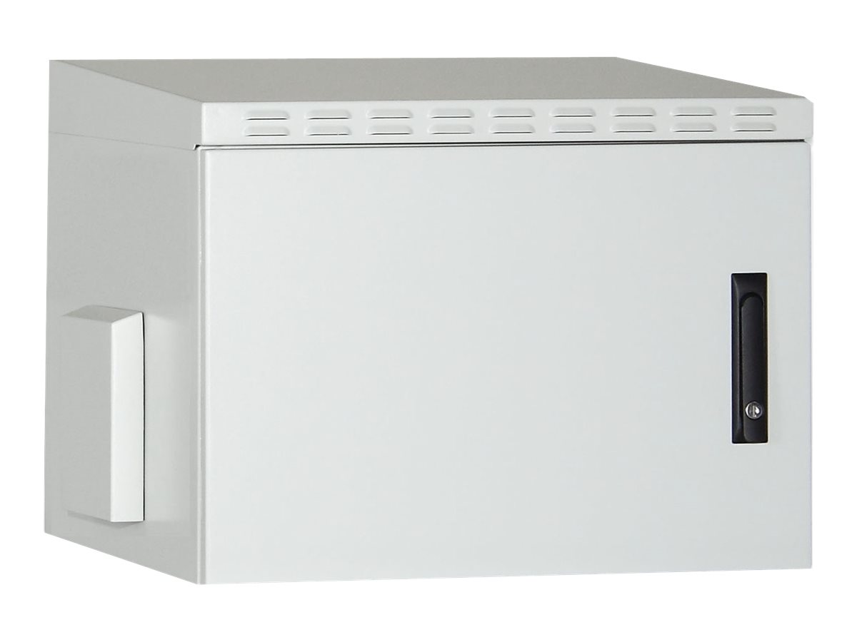 DIGITUS Professional - Gehäuse - geeignet für Wandmontage - Hellgrau RAL 7035 - 9U - 48.3 cm (19)
