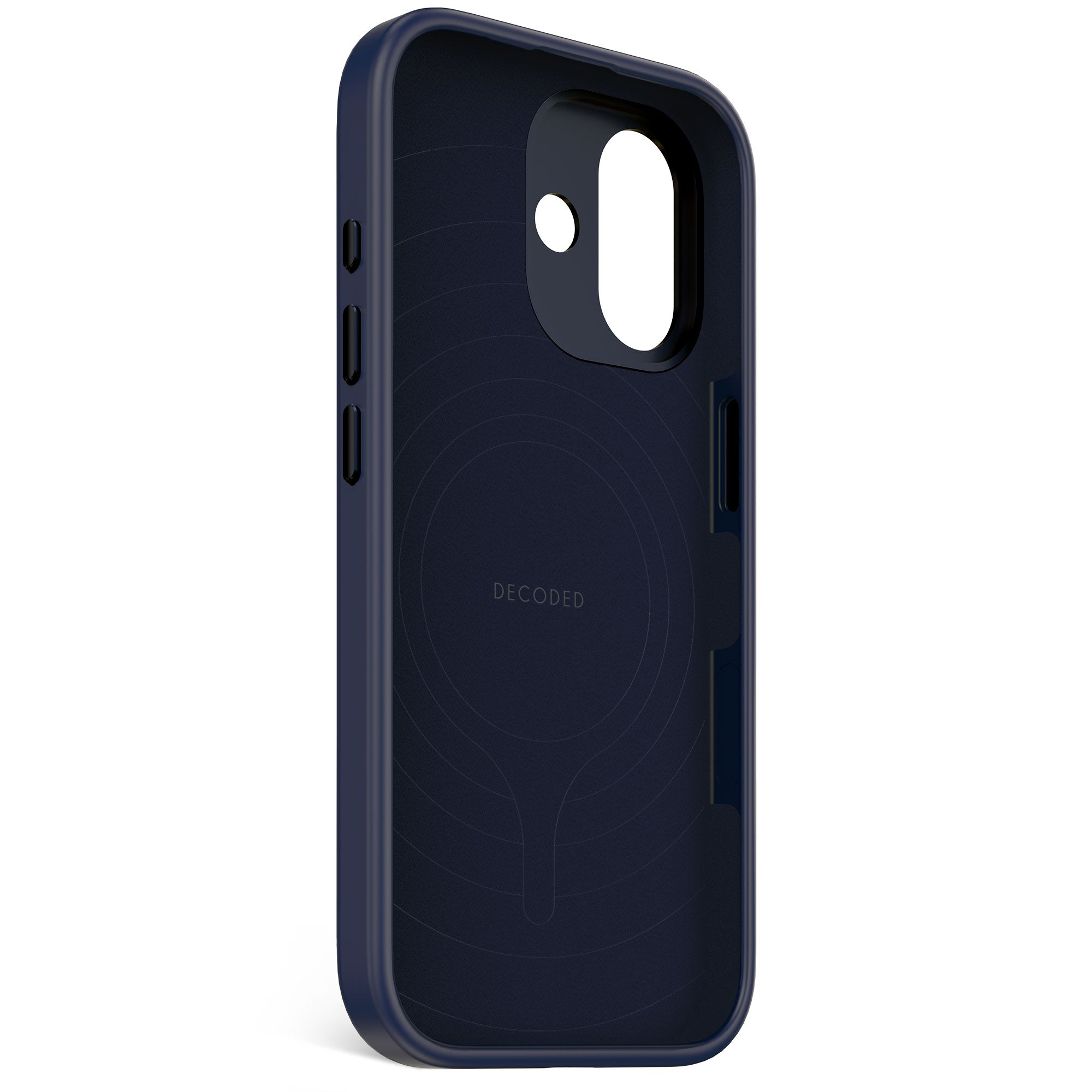 Decoded AntiMicrobial Silicone Backcover iPhone 17 True Navy, Ansicht 3