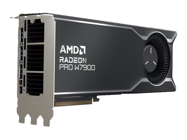 AMD Radeon Pro W7900 - Grafikkarten - Radeon Pro W7900 - 48 GB GDDR6 - PCI Express 4.0 x16 (hinteres Laufwerk)