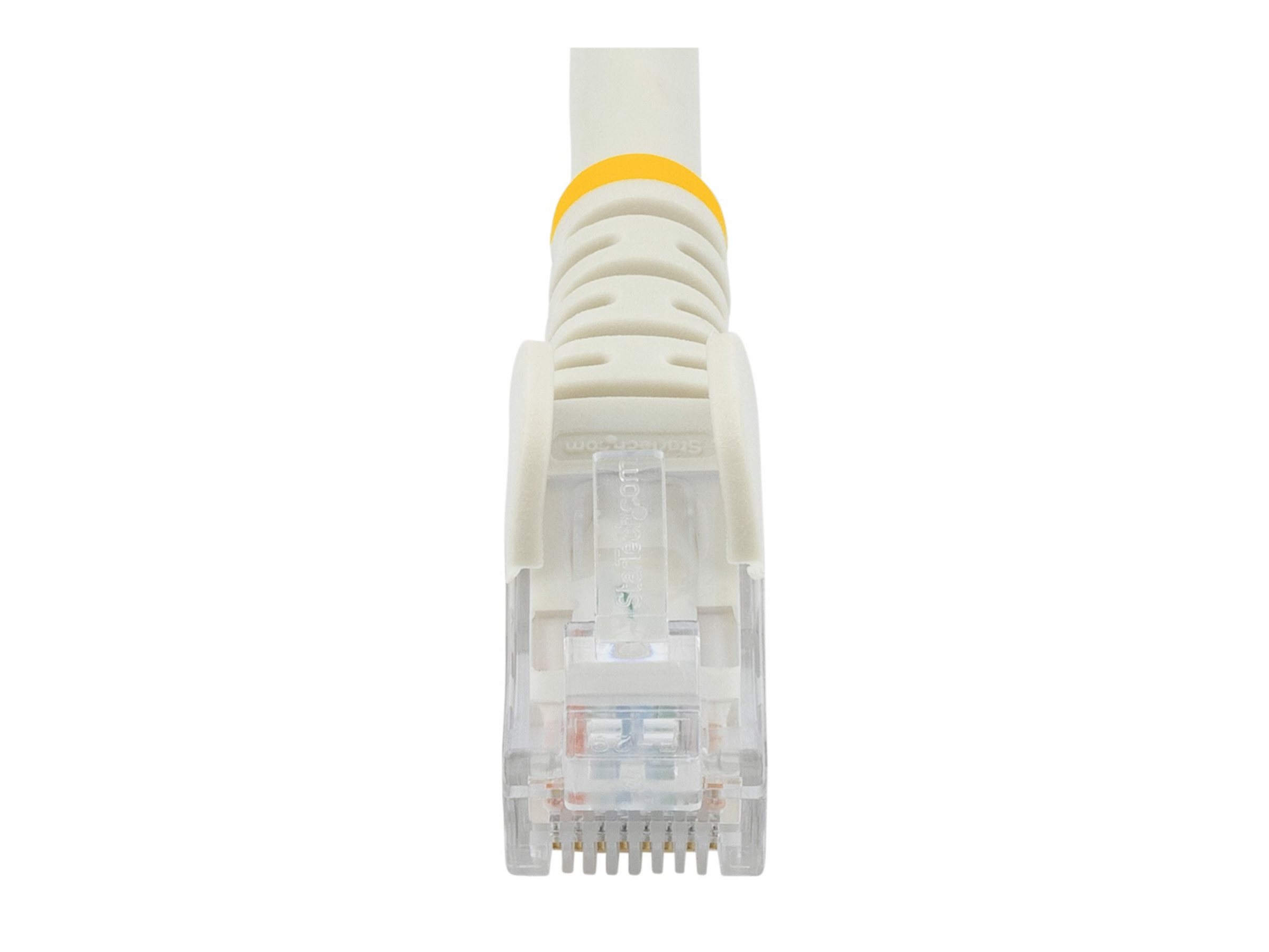 StarTech.com 2m CAT6 Ethernet Cable, 10 Gigabit Snagless RJ45 650MHz 100W PoE Patch Cord, CAT 6 10GbE UTP Network Cable w/Strain Relief, White, Wiring is UL Certified/TIA - Category 6 - 24AWG (N6PATC2MWH)