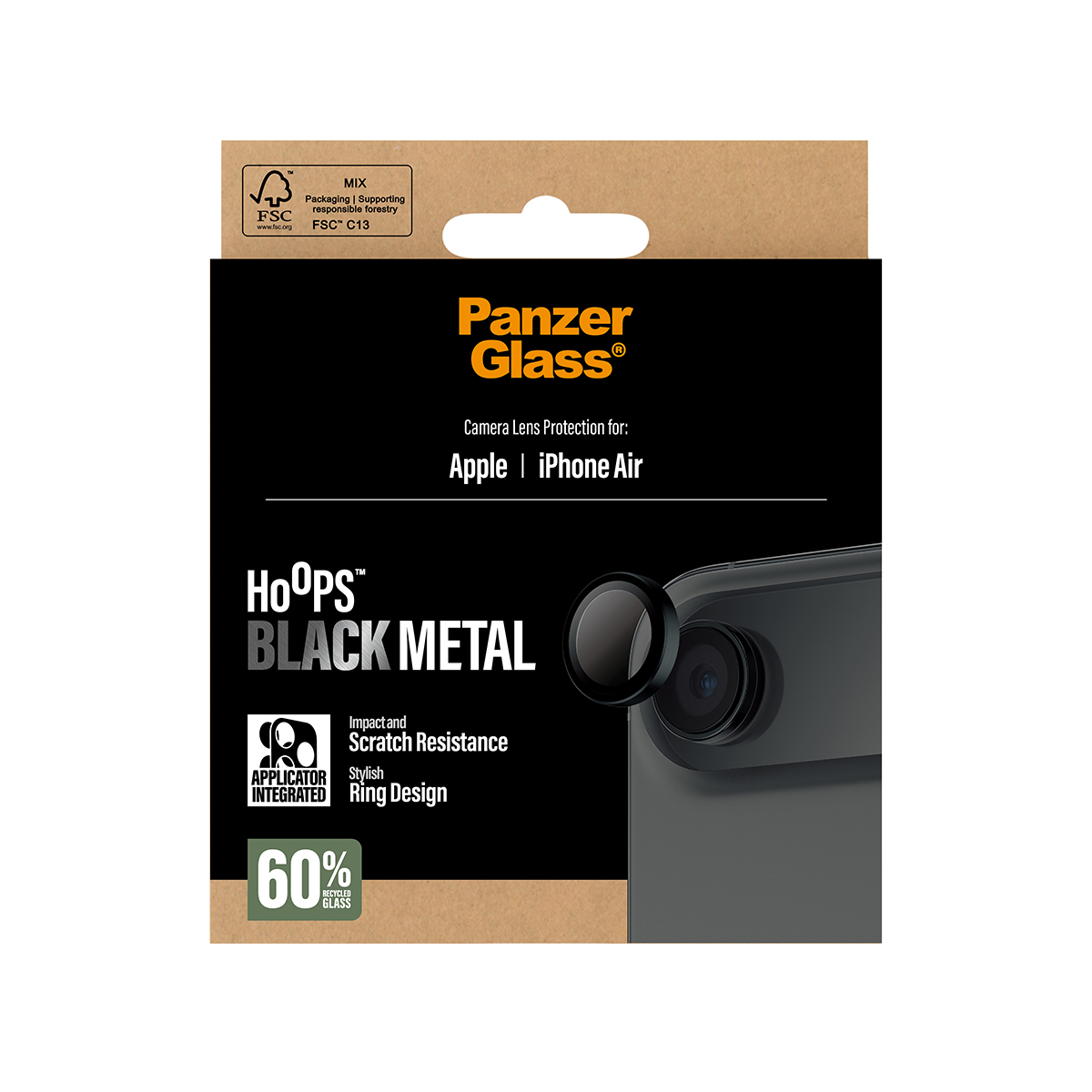 PanzerGlass Hoops black iPhone Air, Ansicht 4