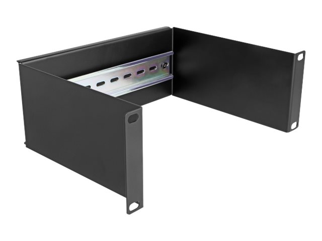 Delock DIN Schienenpanel - Rack montierbar - Schwarz - 2U - 25.4 cm (10)