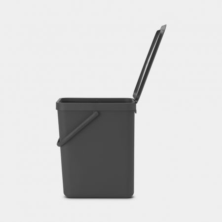 Brabantia 129940 - 25 l - Rechteckig - Kunststoff - Grau - 265 mm - 340 mm, Ansicht 4