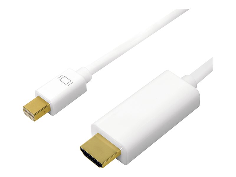 LogiLink Adapterkabel - Mini DisplayPort männlich zu HDMI männlich