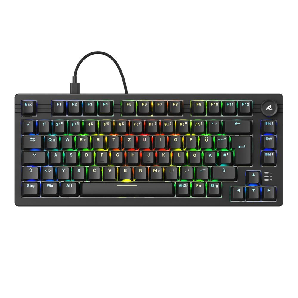 Sharkoon Gaming Tastatur Skiller SGK25 schwarz - TL: Deutsch, QWERTZ, Ansicht 2