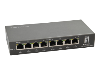 LevelOne GEP-0823 - Switch - 8 x 101001000 (PoE+)