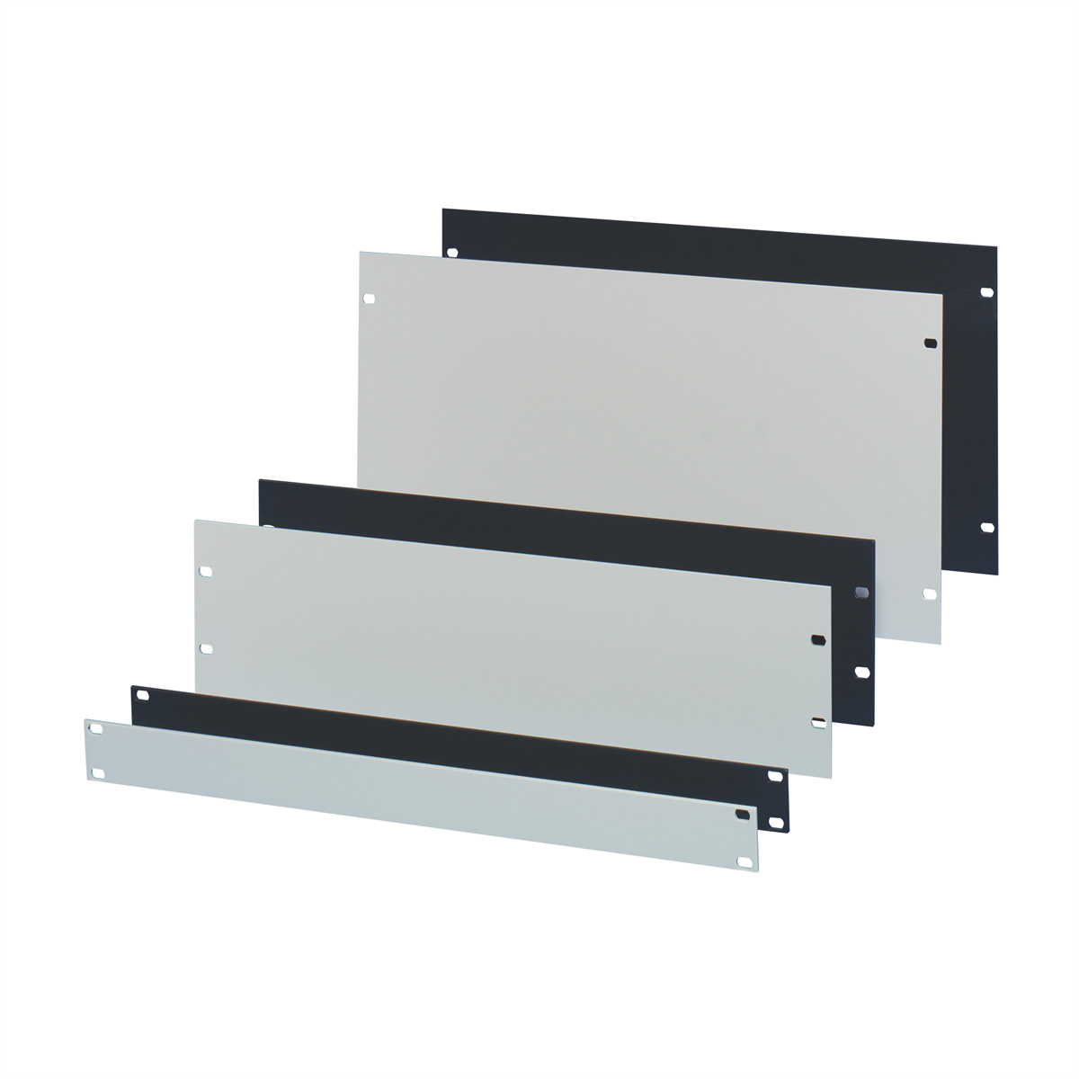SCHROFF Blindabdeckung - RAL 7021 - 2U - 48.3 cm (19), Ansicht 2