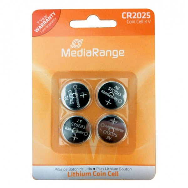 MEDIARANGE Batterie 4 x CR2025 - Li - 150 mAh, Ansicht 2