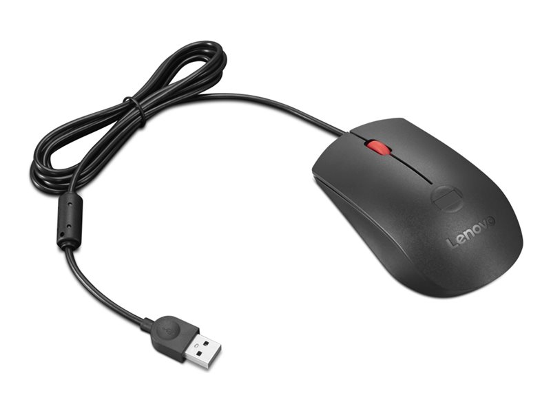 Lenovo Maus - optisch - 3 Tasten - kabelgebunden, Ansicht 4