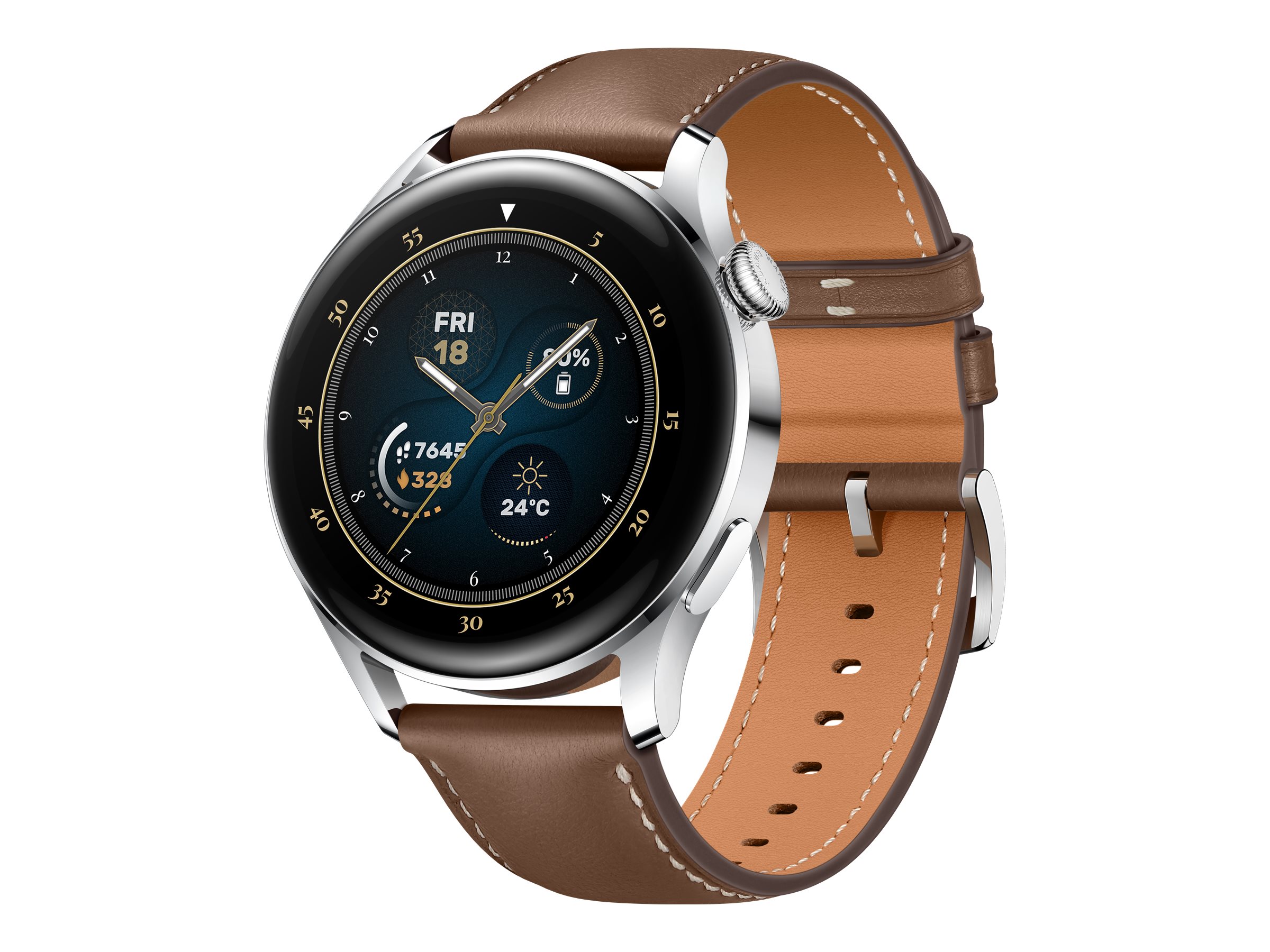 Huawei Watch 3 Classic Smartwatch silber