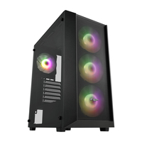 FSP Geh Midi CMT218 ATX/M-ATX/M-ITX/ARGB o.N. Black retail - ATX