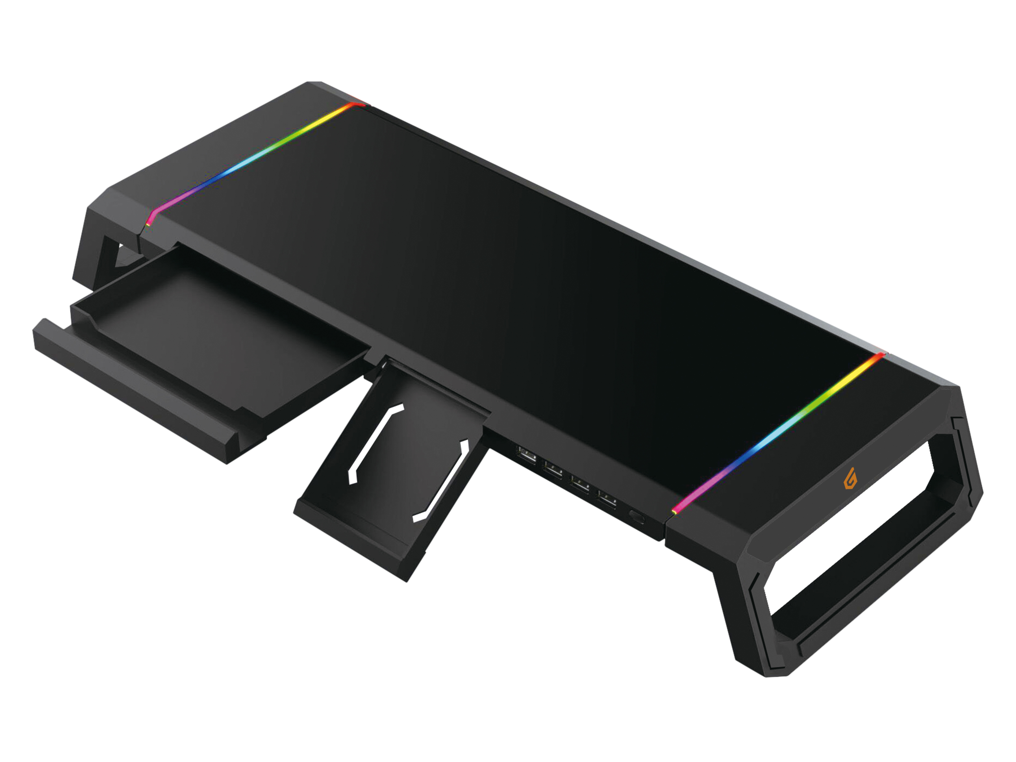 Conceptronic THORNE - Monitorständer mit Schublade, Ansicht 3