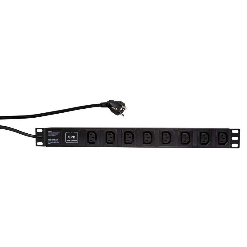 LogiLink Stromverteilungseinheit (Rack - einbaufähig) - Wechselstrom 230 V - Ausgangsanschlüsse: 8 (power IEC 60320 C13), Ansicht 2