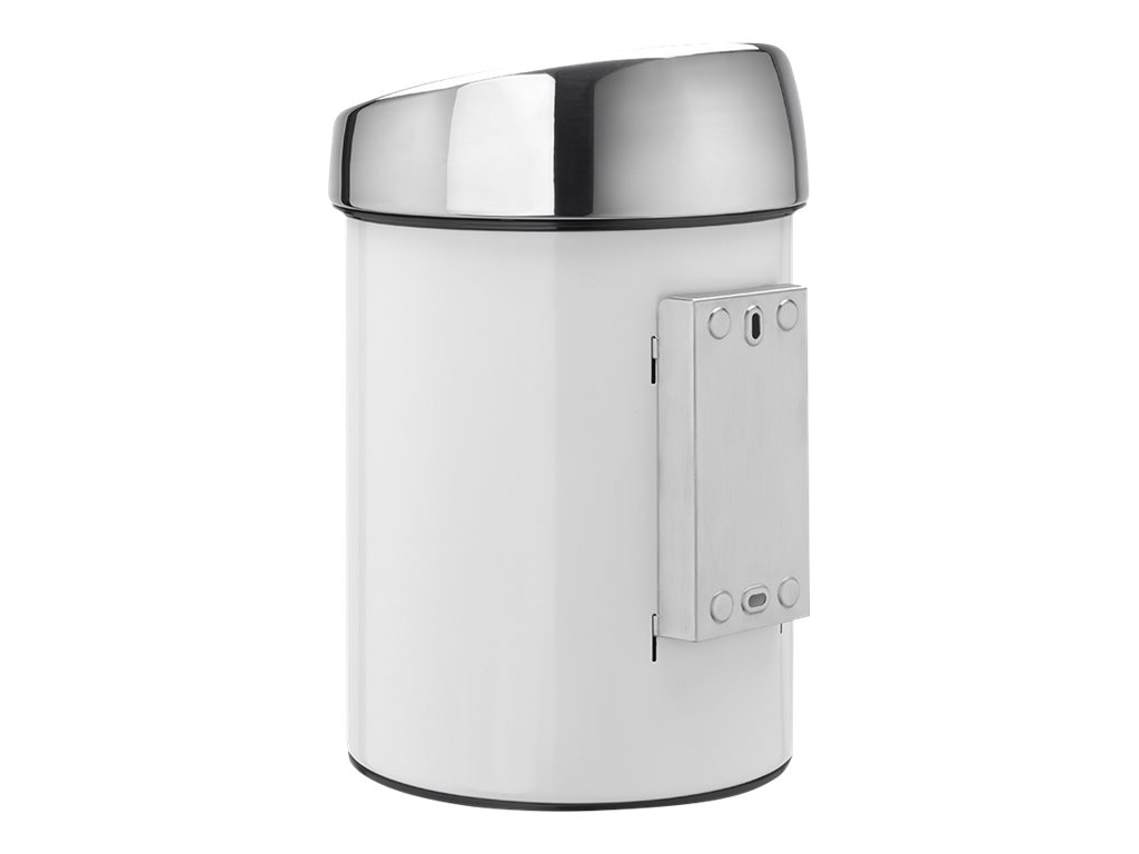 Brabantia 364488 - 3 l - Rund - Kunststoff - Edelstahl - Metallisch - Weiß - Kunststoff - Manuell, Ansicht 2