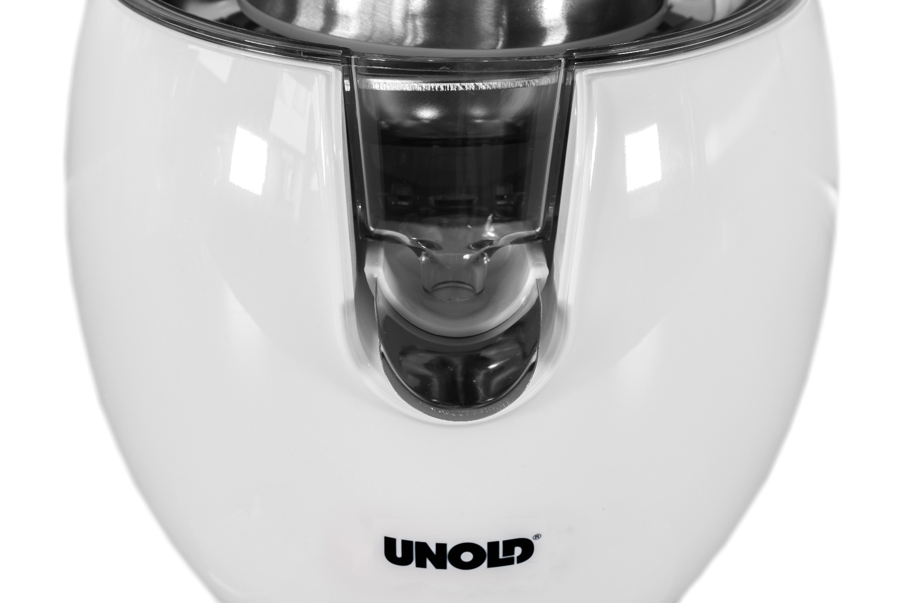UNOLD ZITRUSPRESSE Power Juicy - White 78130 - Handsaftpresse - Weiß - 1 m - Edelstahl - Kunststoff - Edelstahl - 1100 W, Ansicht 4