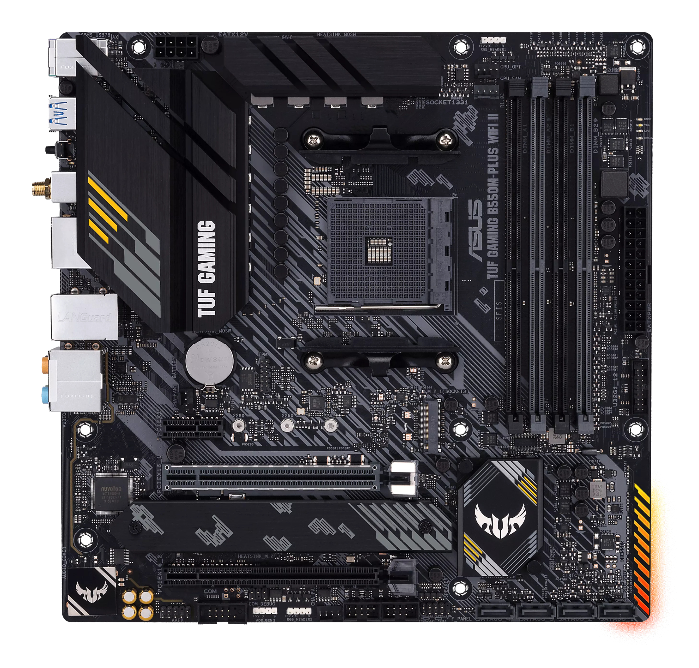 ASUS TUF GAMING B550M-PLUS WIFI II - Motherboard - micro ATX - Socket AM4 - AMD B550 Chipsatz, Ansicht 2
