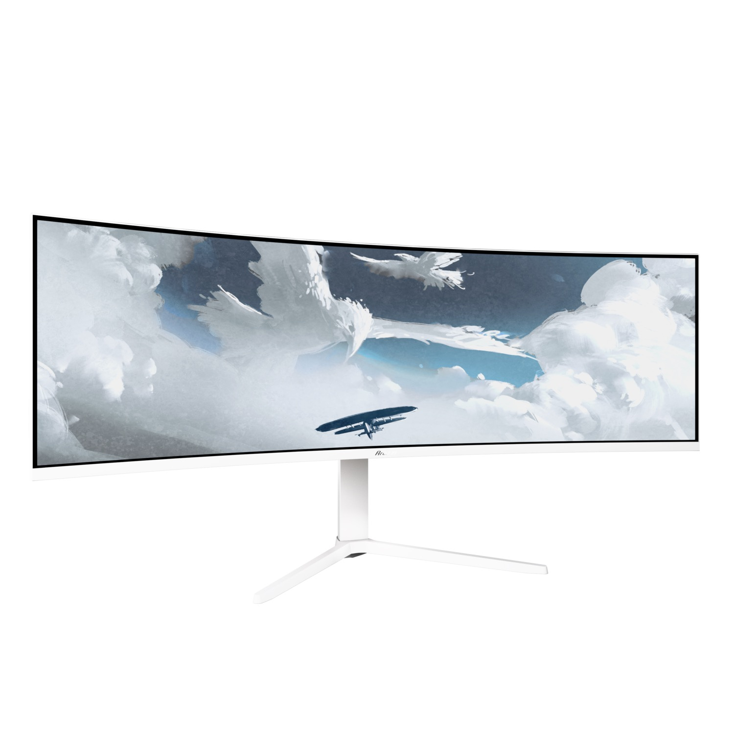 Arozzi TFT Nova curved weiß - Flachbildschirm (TFT/LCD) - 124,5 cm (49), Ansicht 2