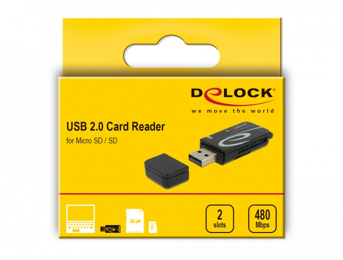 Delock Kartenleser (Multi-Format) - USB 2.0, Ansicht 4