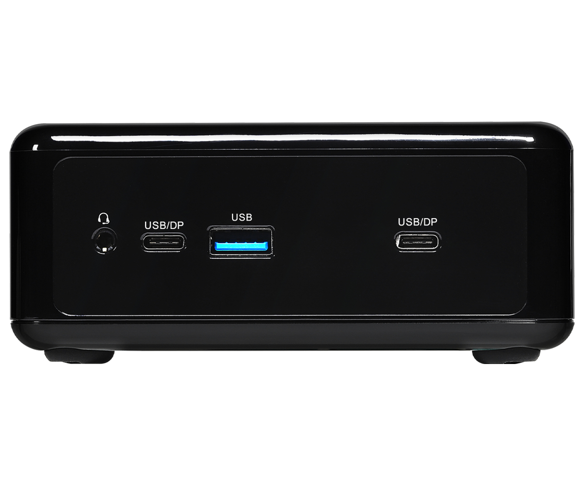 ASRock NUC BOX-1260P - Workstation Barebone - DDR4-SDRAM - Eingebauter Ethernet-Anschluss - Wi-Fi 6E (802.11ax) - 90 W, Ansicht 2