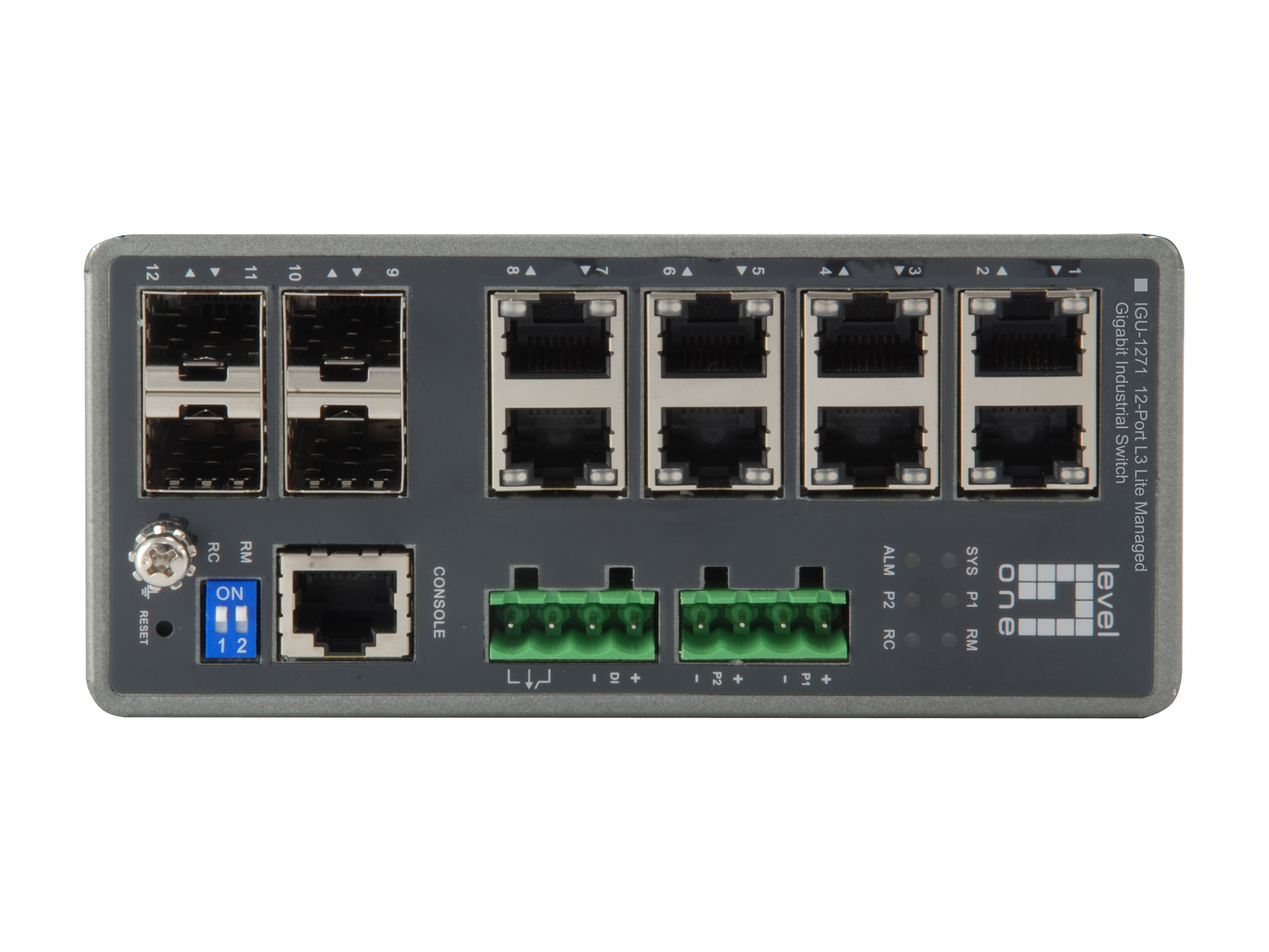 LevelOne IGU-1271 - Switch - L3 Lite - managed, Ansicht 2