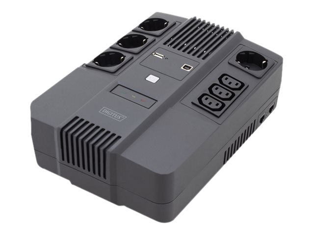 DIGITUS All-in-One USV, 800VA/480W, LED