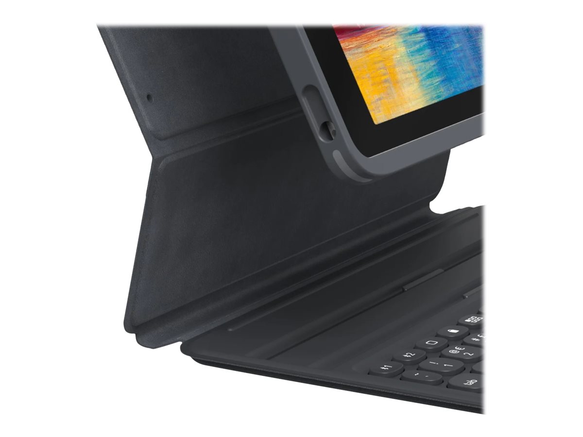 ZAGG Pro Keys - Tastatur und Foliohülle - hintergrundbeleuchtet - Bluetooth - für Apple 10.2 iPad - TL: Deutsch, QWERTZ, Ansicht 4