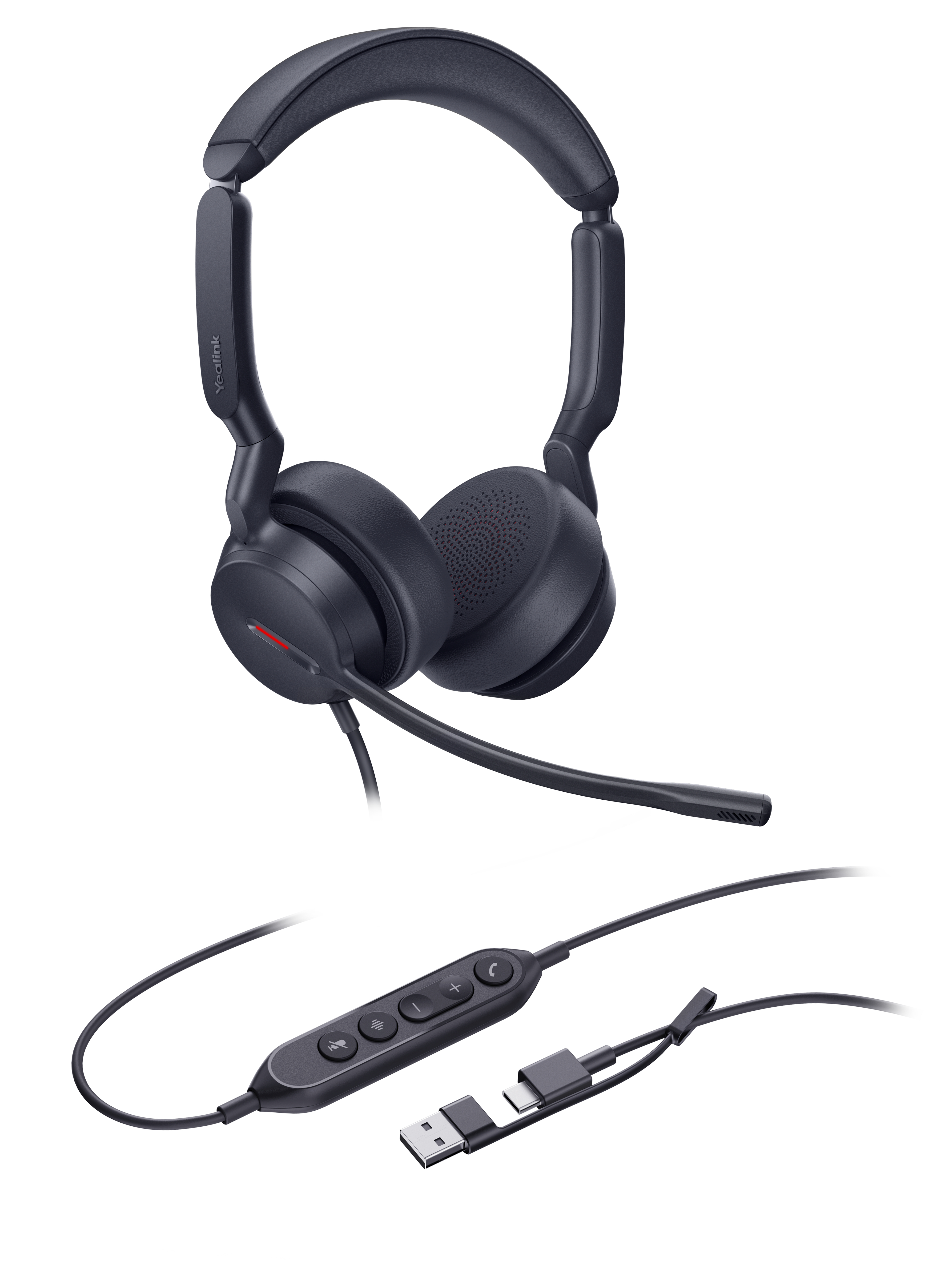 Yealink Headset UH44 Dual UC USB-C/A - Headset - 20 KHz, Ansicht 2