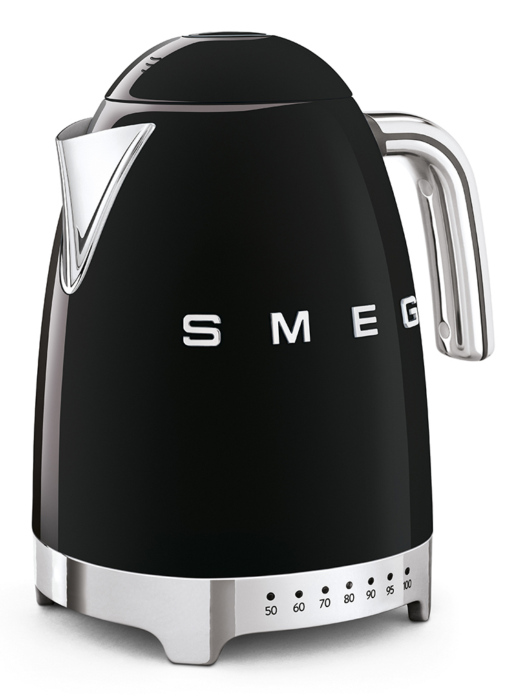 SMEG KLF04BLEU - 1,7 l - 2400 W - Schwarz - Kunststoff - Edelstahl - Regelbare Temperatur - Wasserstandsanzeige, Ansicht 3