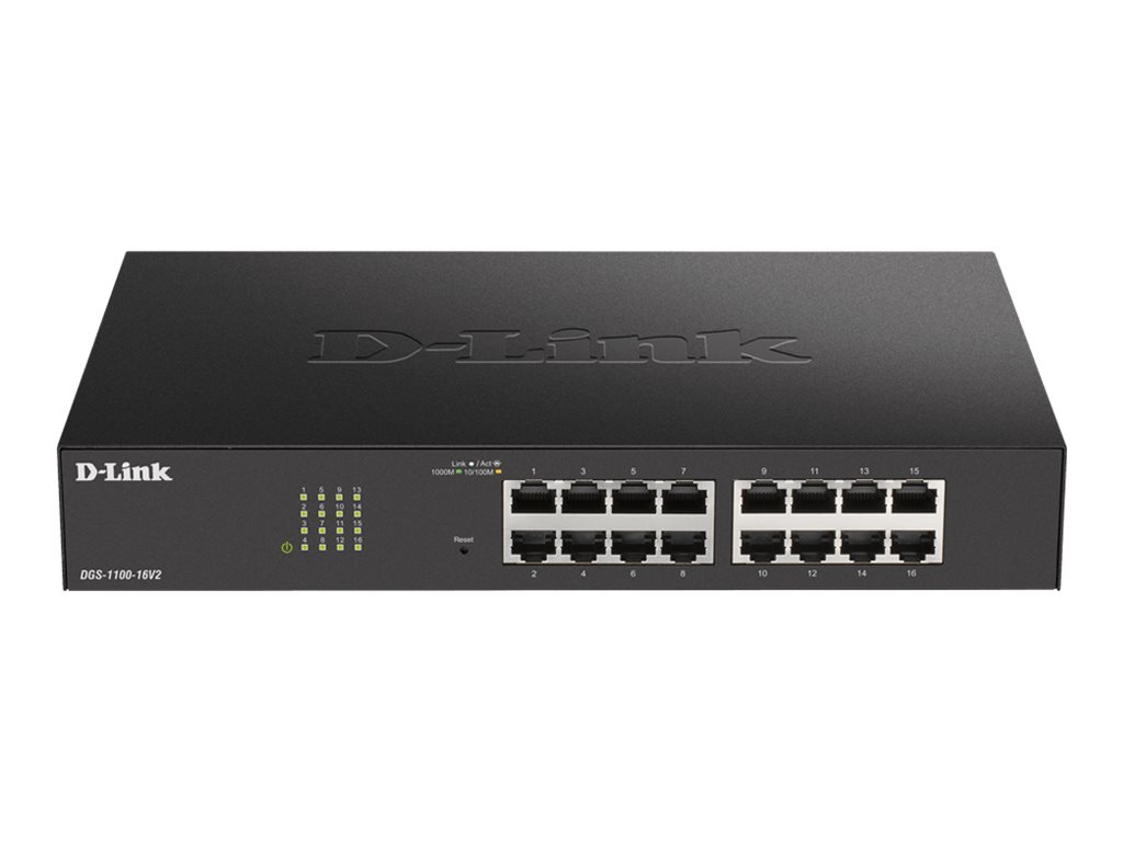 D-Link DGS 1100-16V2 - Switch - Smart - 16 x