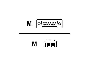 Cisco ISDN PRI-Kabel - 15 pin D-Sub (DB-15) (M)