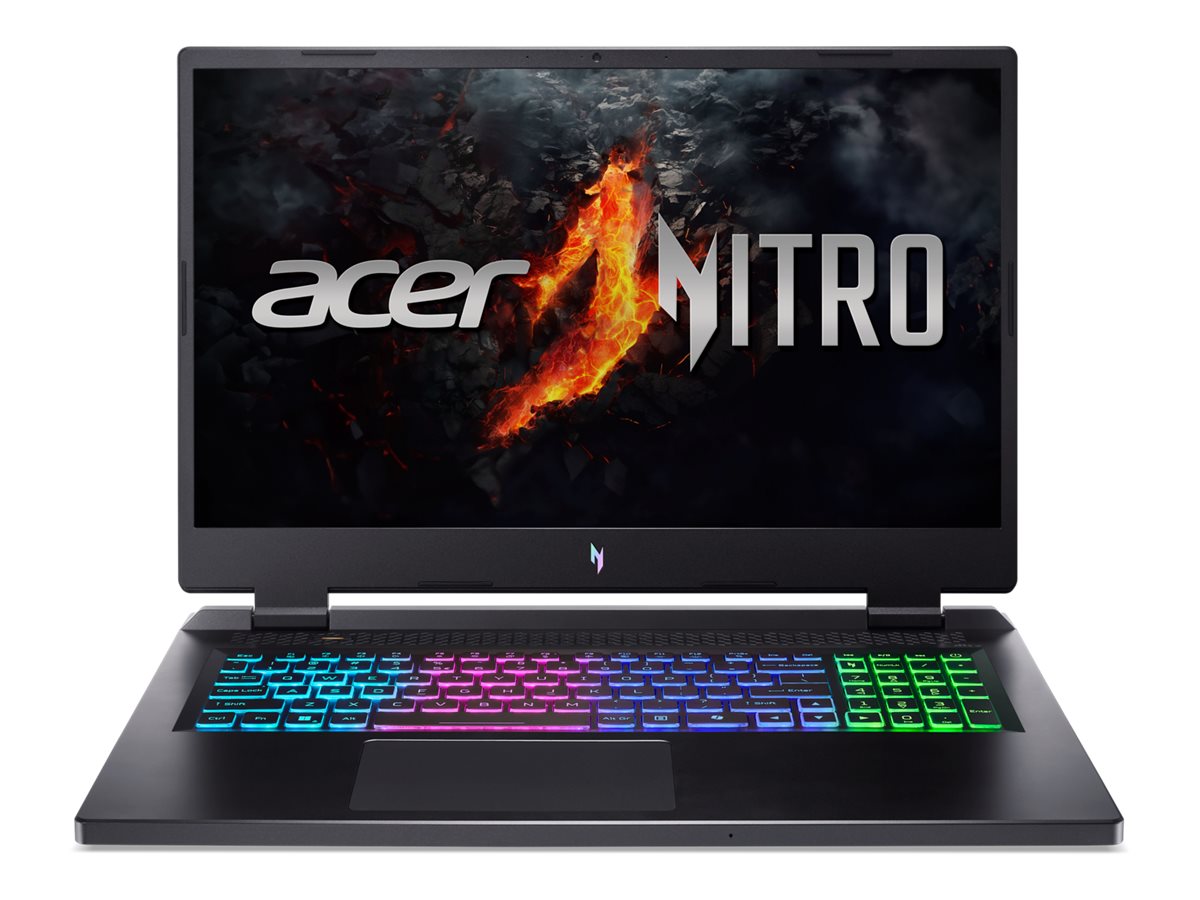 Acer Nitro 17 AN17-42 - AMD Ryzen 9 8945HS / 4 GHz - Win 11 Home - GeForce RTX 4060 - 32 GB RAM - 1.024 TB SSD SED - 43.