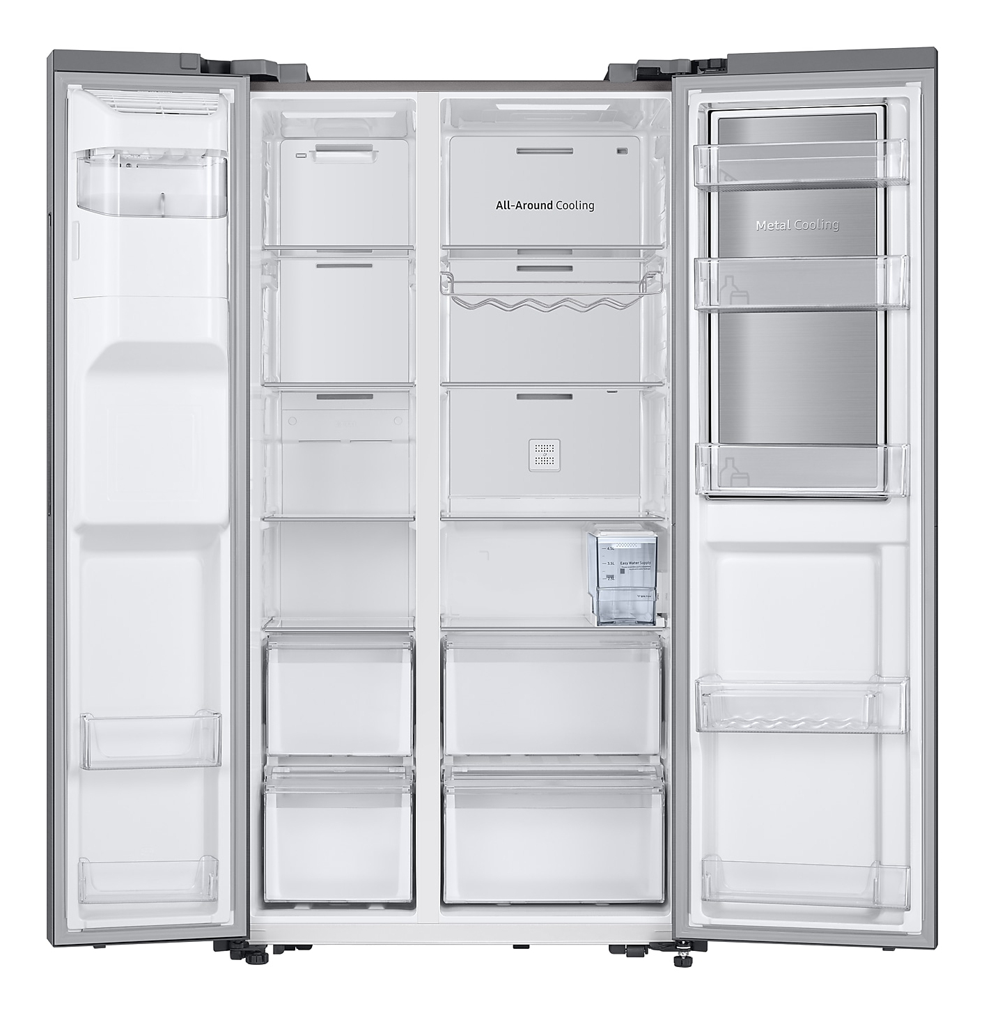 Samsung RH64DG53R3S9EF Side by Edelstahl Look, Ansicht 4