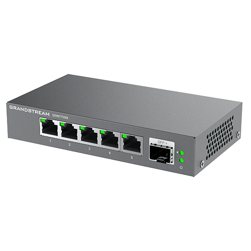 Grandstream GWN7700 Series GWN7701P - Switch - unmanaged - 8 x 10/100/1000 (4 PoE), Ansicht 2