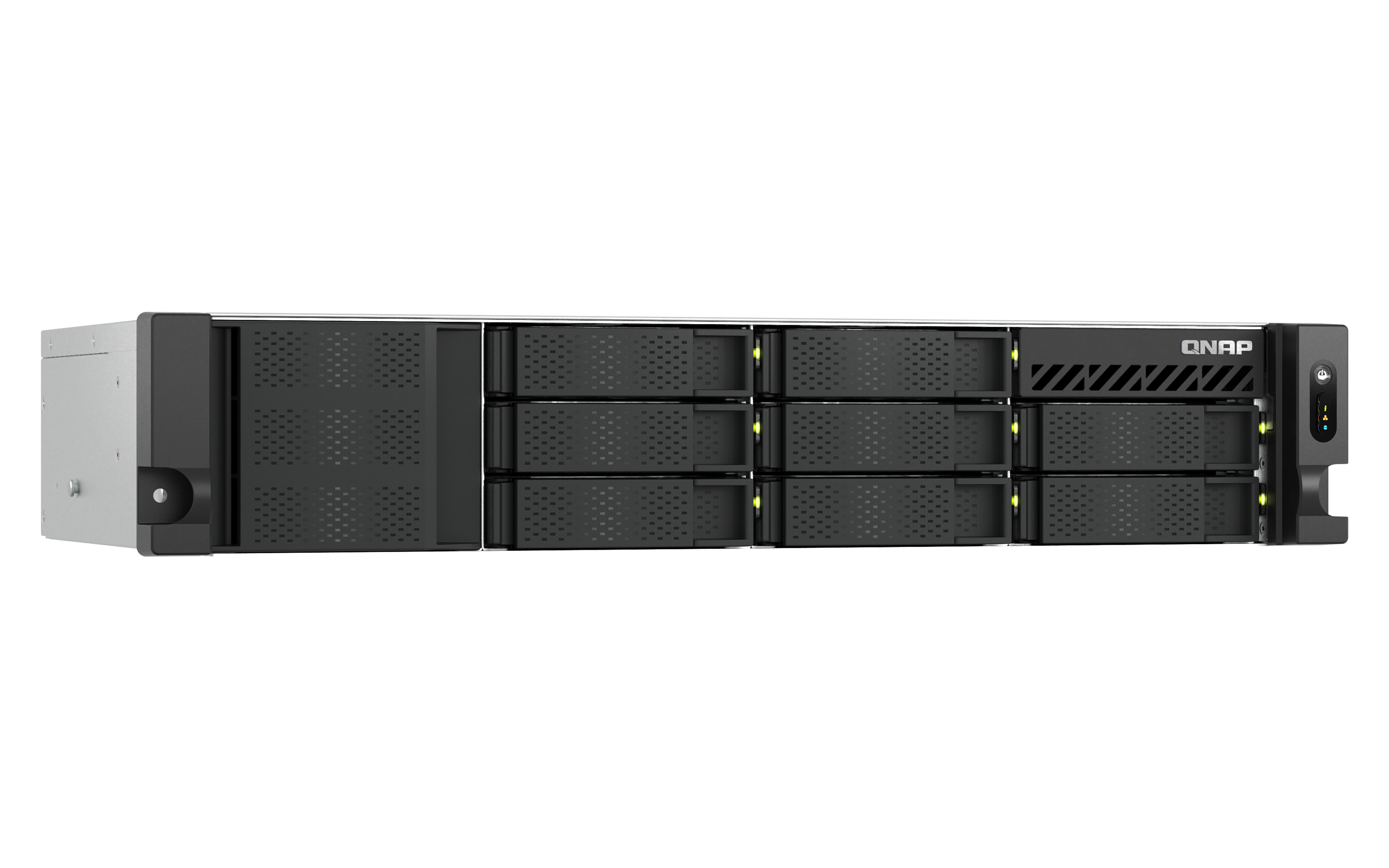 QNAP TS-855eU-RP - NAS-Server - 8 Schächte - Rack, Ansicht 4