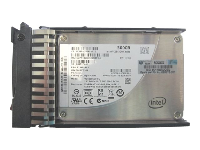 HP Enterprise 300GB 3G MLC SFF SATA SSD SC HARD DRIVE (659576-001) - REFURB
