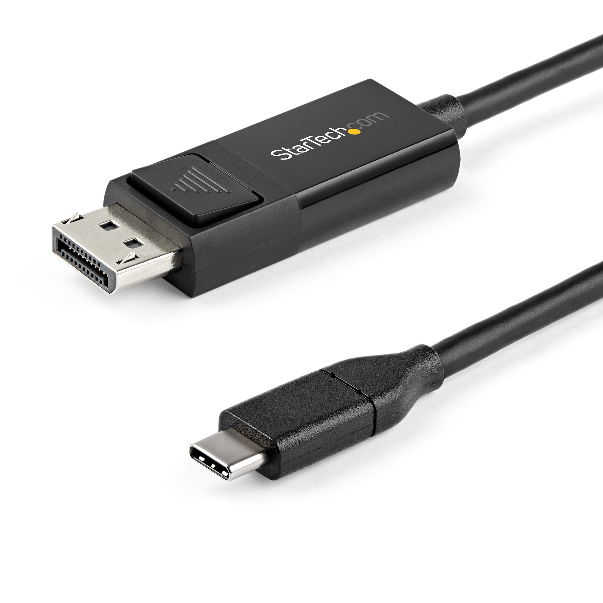 StarTech.com 1m USB-C auf DisplayPort 1.2 Kabel 4K 60Hz - Bidirektionales DP zu USB-C oder USB-C zu DP reversibles Videoadapterkabel - HBR2/HDR - USB Typ C/TB3 Monitorkabel, 1 m, DisplayPort, USB Typ-C, Männlich, Männlich, Gerade