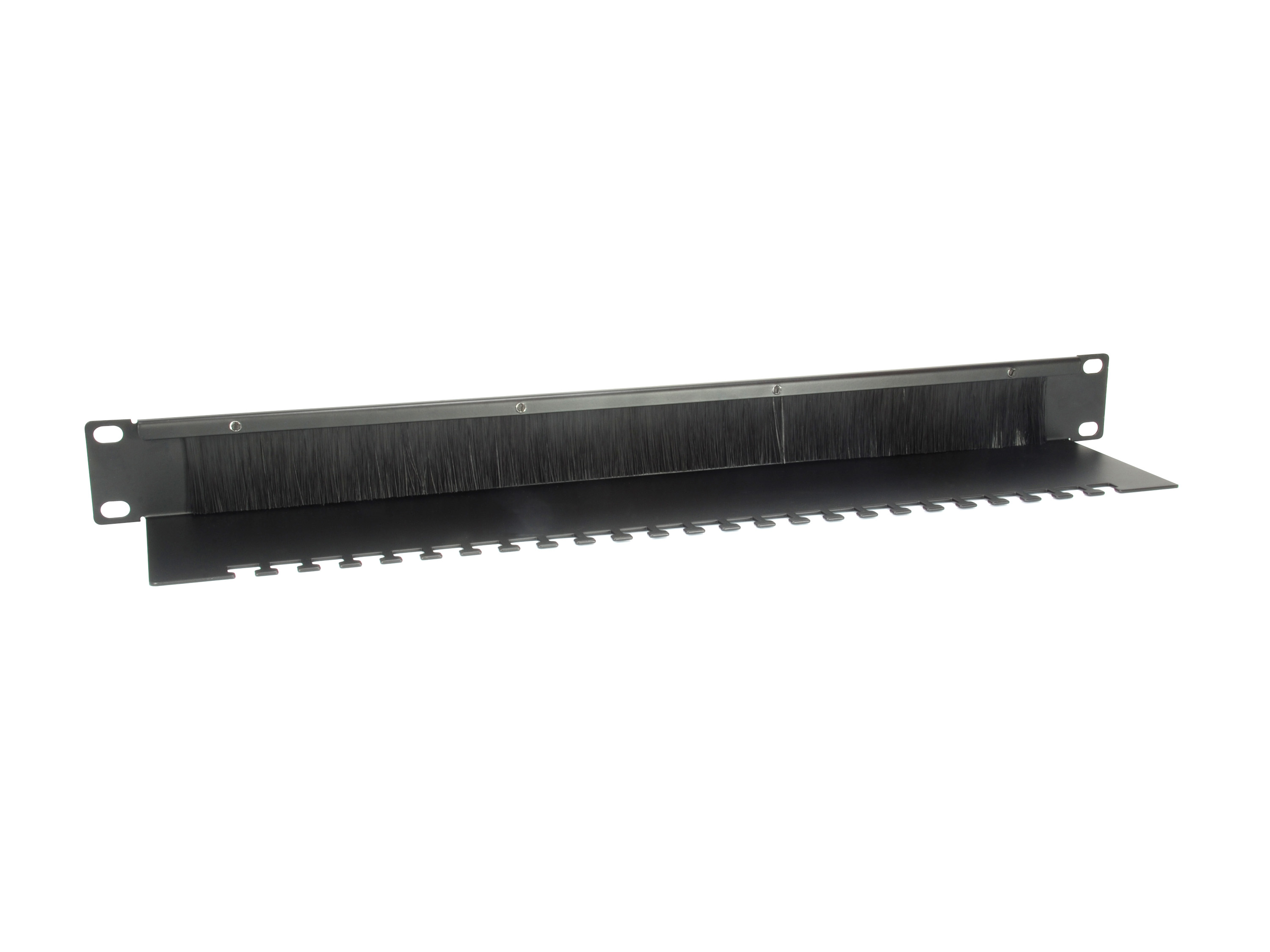 Equip Pro - Kabelabdeckung mit Bürsten - Schwarz, RAL 9005 - 1U - 48.3 cm (19), Ansicht 2