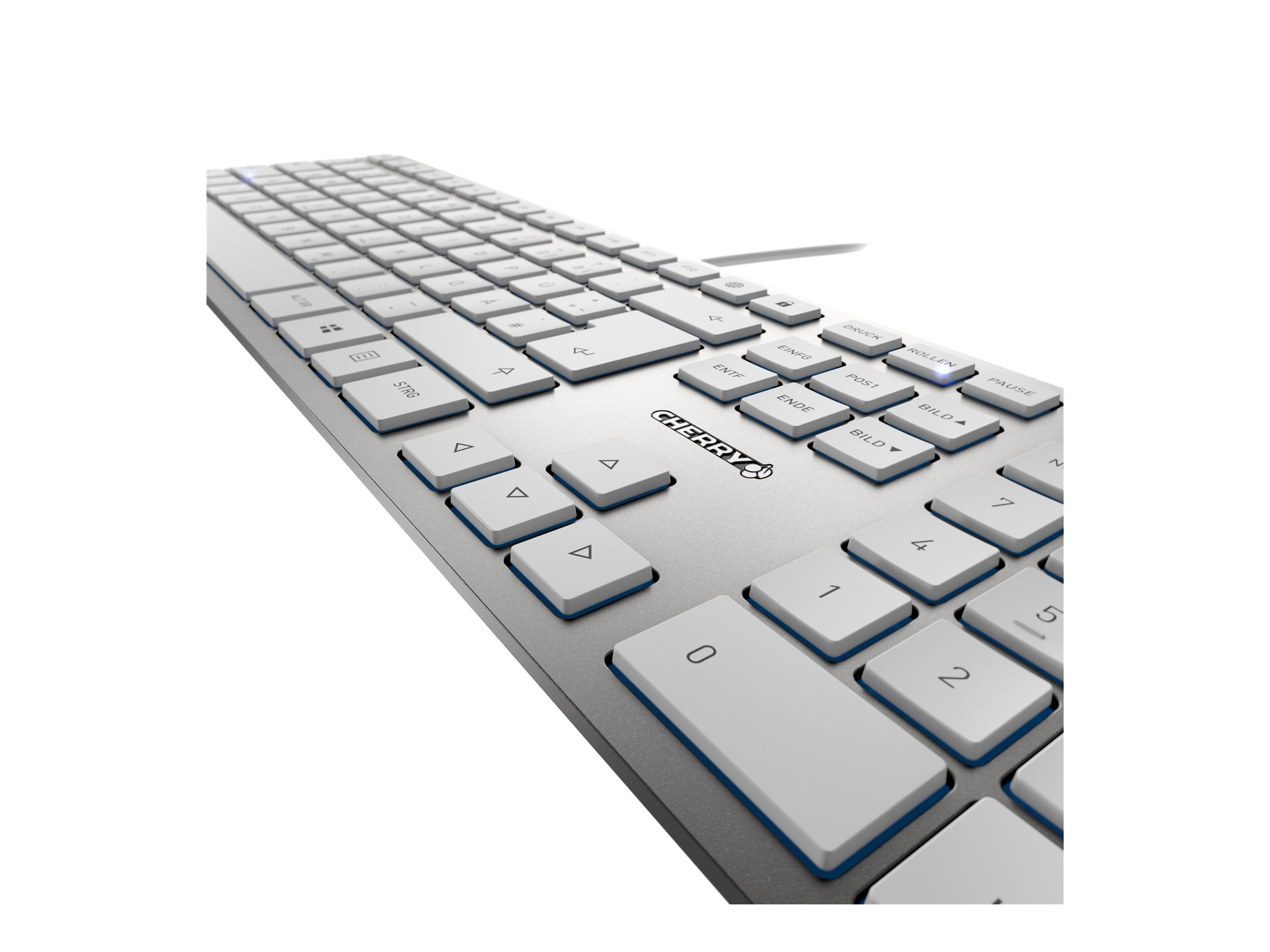 Cherry KC 6000 SLIM - Tastatur - USB - TL: Nordisch, QWERTY, Ansicht 2