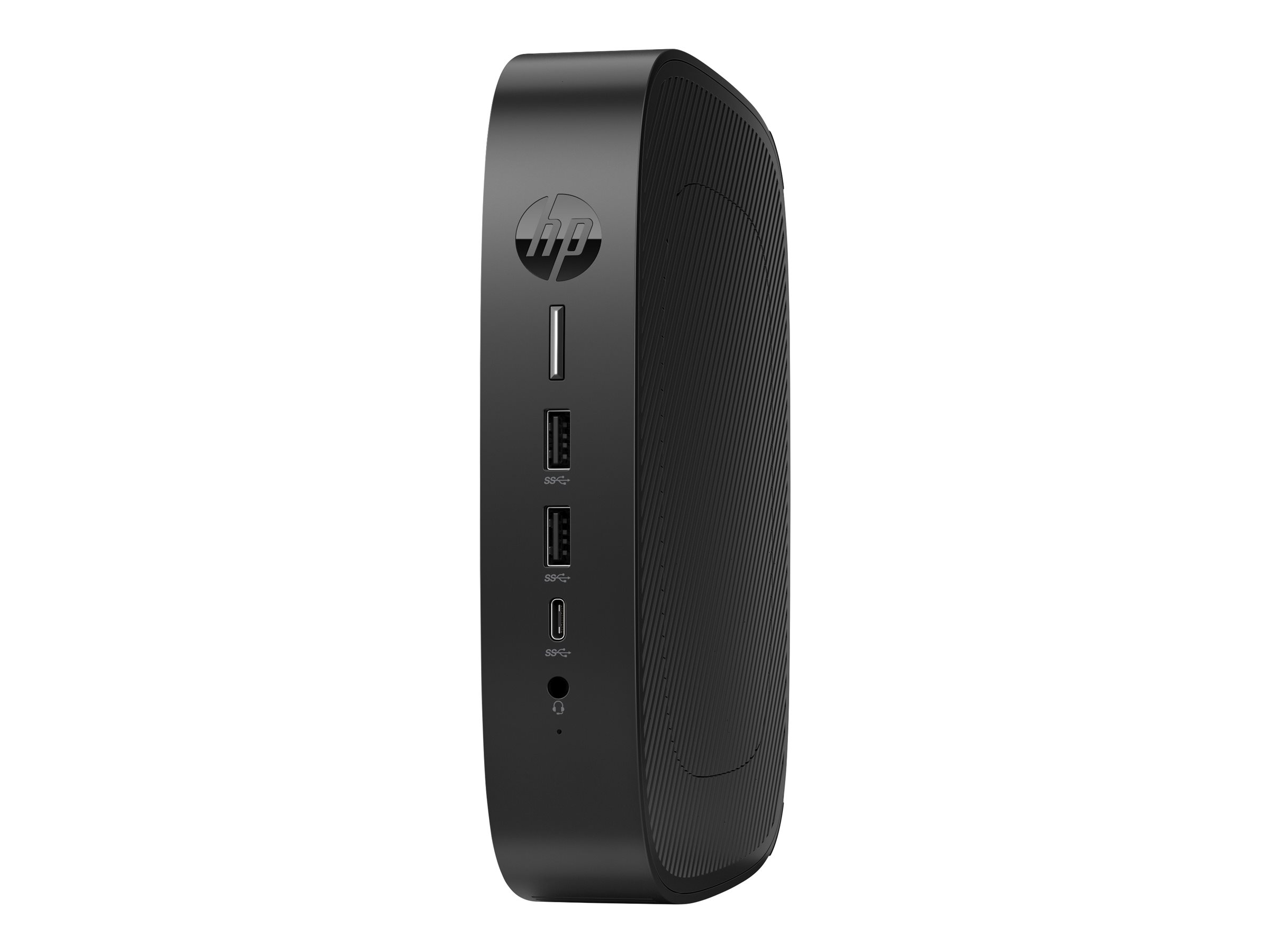 HP Elite t655 - Thin Client - SFF - 1 x Ryzen Embedded R2314 / 2.1 GHz - RAM 4 GB - Flash 32 GB - eMMC - Radeon Graphics - 1GbE, Bluetooth, Wi-Fi 6 - WLAN: 802.11a/b/g/n/ac/ax, Bluetooth - HP ThinPro - Monitor: keiner - Tastatur: Deutsch