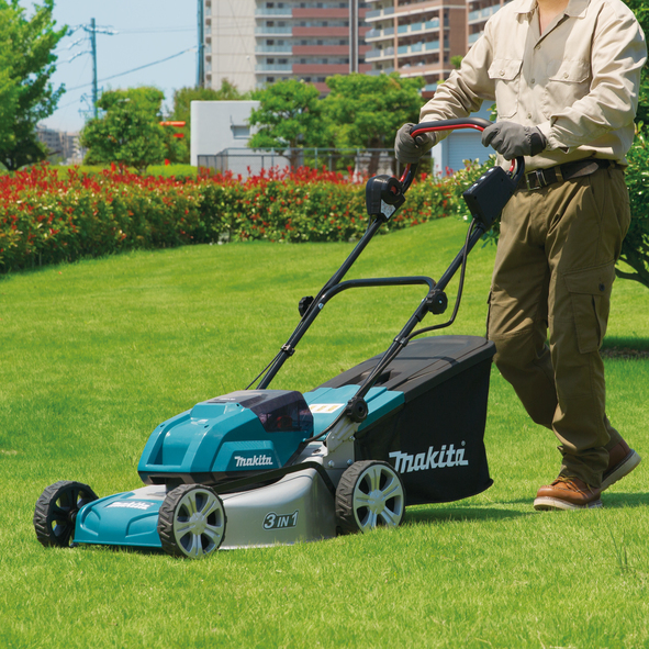 Makita Twin DLM460Z - Rasenmäher - schnurlos, Ansicht 2