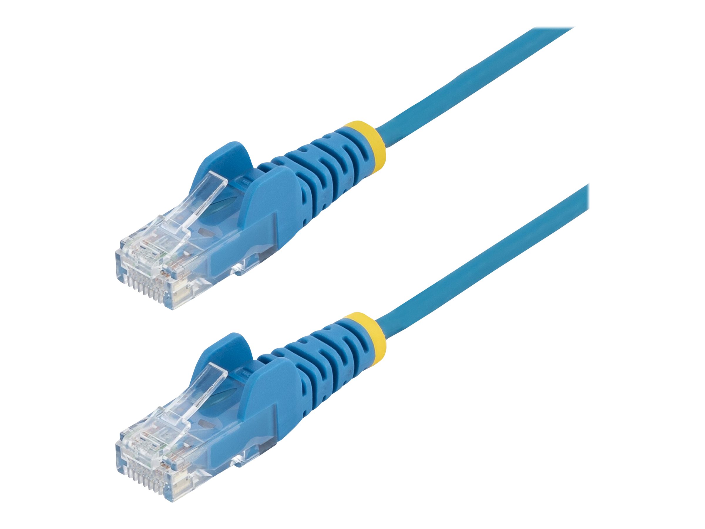StarTech.com 2m Slim LSZH CAT6 Ethernet Cable, 10 Gigabit Snagless RJ45 100W PoE Patch Cord, CAT 6 10GbE UTP Network Cable w/Strain Relief, Blue, ETL, Low Smoke Zero Halogen - Category 6 - 28AWG (N6PAT200CMBLS)