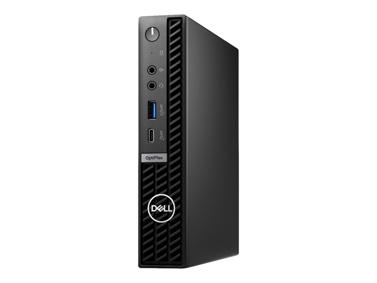 Dell OptiPlex 7010 Plus - Micro - Core i7 13700T  1.4 GHz - vPro Enterprise - RAM 16 GB - SSD 512 GB - NVMe Class 35 - UHD Graphics 770 - 1GbE Bluetooth Wi-Fi 6E - WLAN: Bluetooth 802.11abgnacax (Wi-Fi 6E)