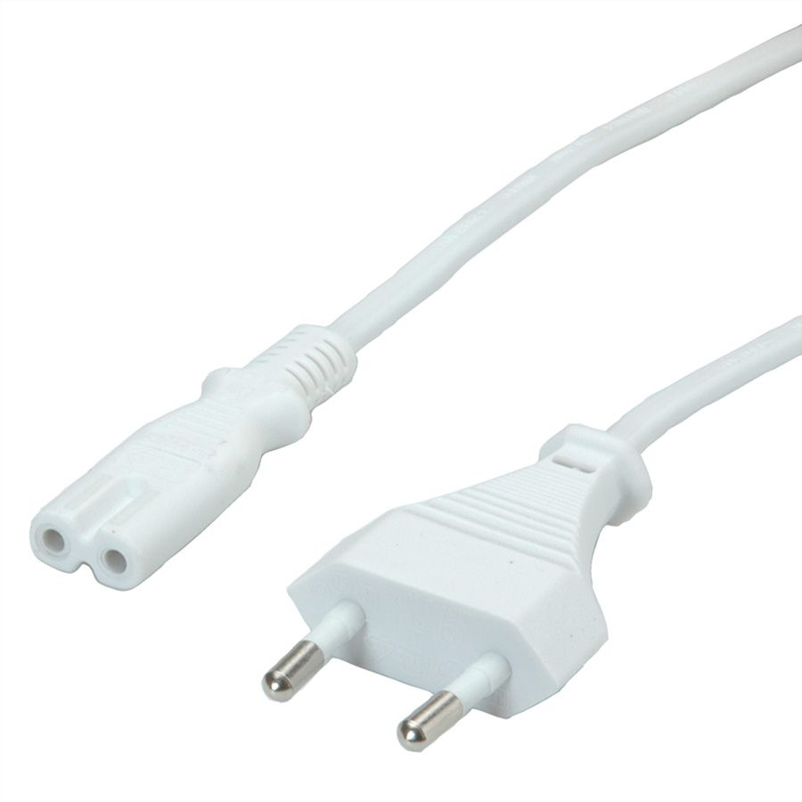 VALUE Stromkabel - Eurostecker (M) bis IEC 60320 C7, Ansicht 2