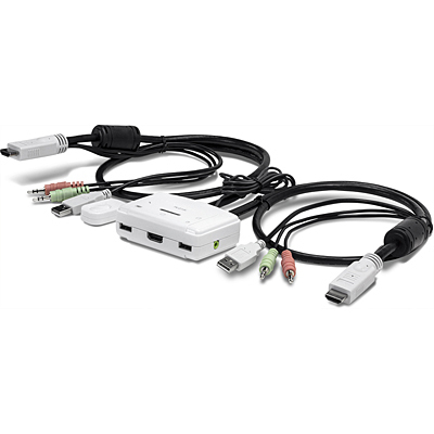 TRENDnet TK 215i - KVM-/Audio-Switch - 2 x KVM/Audio, Ansicht 2