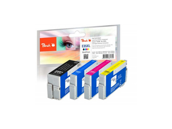 Peach PI200-637 - Tinte auf Pigmentbasis - Schwarz - Cyan - Magenta - Gelb - Epson - Multi pack - Epson WorkForce Pro WF-4700 Series Epson WorkForce Pro WF-4720 DWF Epson WorkForce Pro WF-4720... - 4 Stück(e)