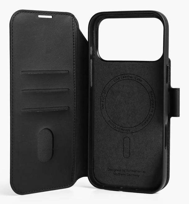 Vonmählen Vegan Leather Folio iPhone 17 Pro Max Black, Ansicht 4