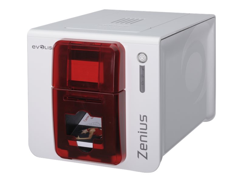 Evolis Zenius Classic einseitig 12 Punkte/mm 300dpi USB rot (ZN1U0000RS)