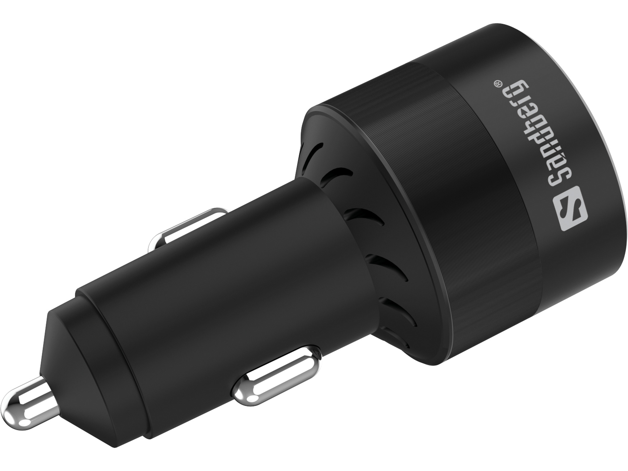 SANDBERG Active - Auto-Netzteil - 130 Watt - 3 Ausgabeanschlussstellen (USB, 24 pin USB-C), Ansicht 4